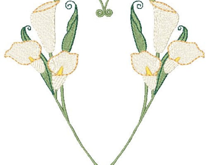 I Love Callas-5x7  Machine Embroidery Designs