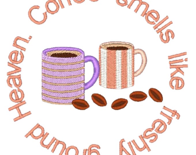 Cafe Au Lait (33 Machine Embroidery Designs) 10241