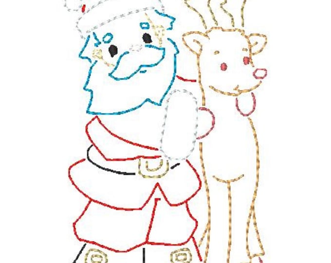 Santa Multiline Machine Embroidery Designs