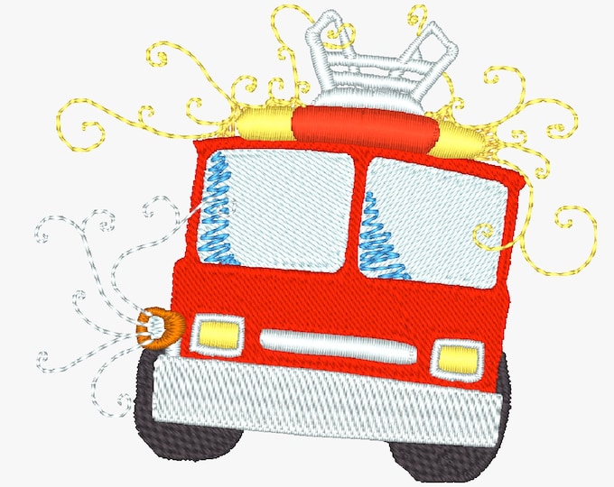 Firemen Blocks  Machine Embroidery Designs