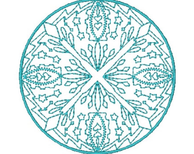 Mylar Suncatchcers  10 Machine Embroidery Designs