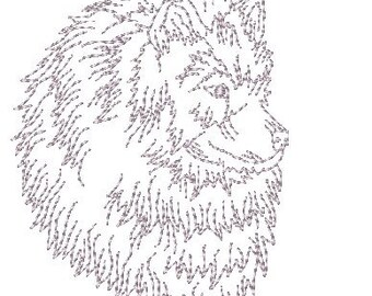 Keeshond Dogs  Machine Embroidery Designs