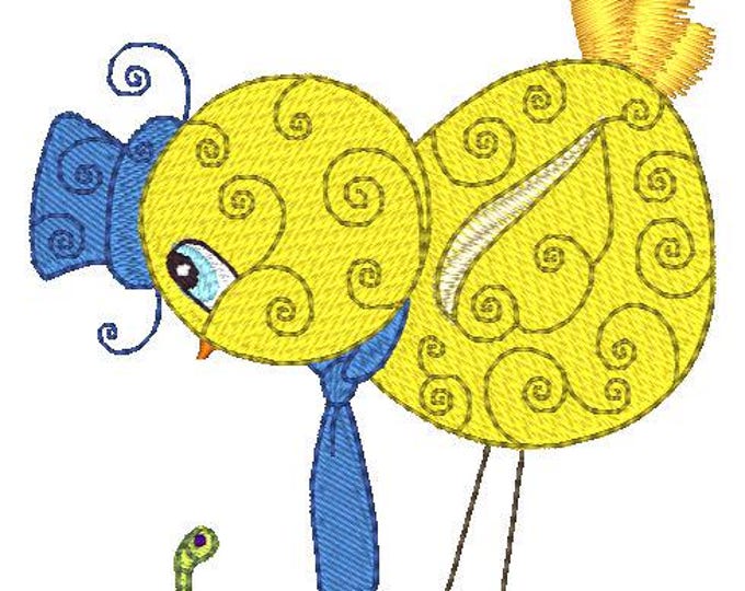 Swirly-Cute-Birds. ( 10 Machine Embroidery Designs from ATW )