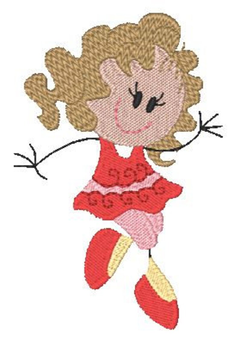 Sticky Little Kids Machine Embroidery Designs image 9