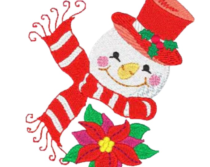 Little Snowmen Machine Embroidery Designs