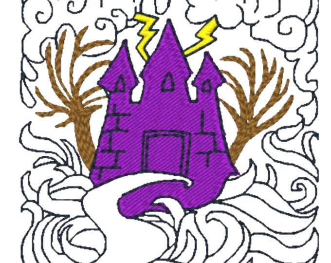 Cute Halloween Blocks – 6 Machine Embroidery Designs for 4x4 Hoop, with pumpkins, ghosts, witch hat, and more