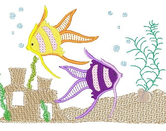 Glass Bottom Boat (25 Machine Embroidery Designs)  10236