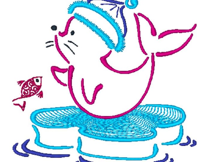 Outline Winter Time Machine Embroidery Designs