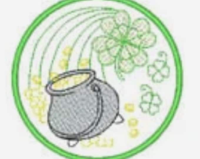 Irish Coasters  Machine Embroidery Designs