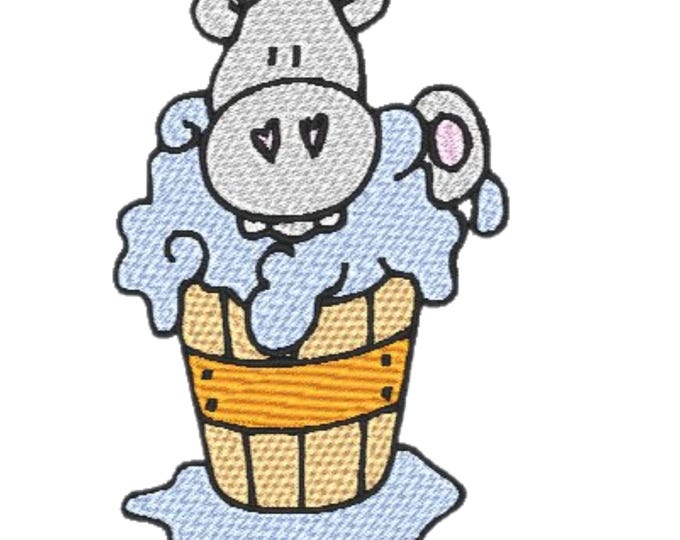 Bath-Time-Critters  ( 6 Machine Embroidery Designs from ATW ) 4X4 Hoop