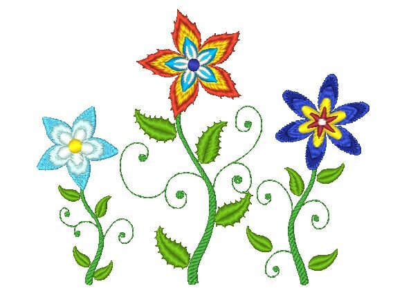 Vintage Flowers 5x7 Machine Embroidery Designs - Etsy