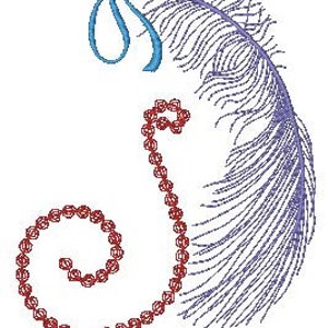 Feather Fest 5X7 Machine Embroidery Designs image 8