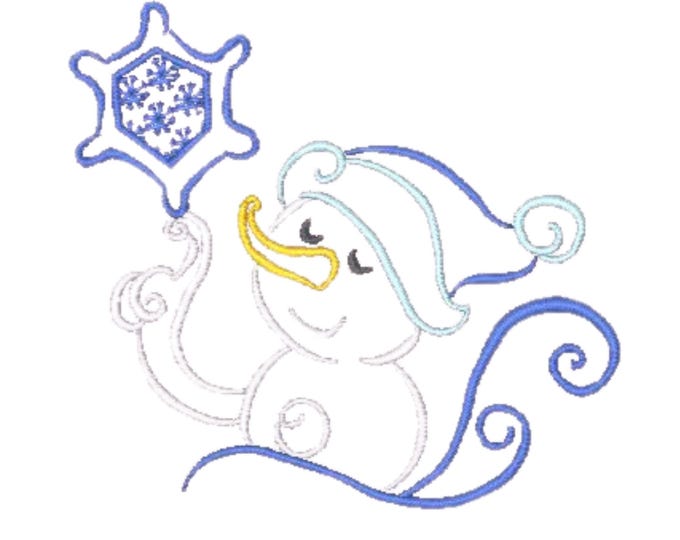 Outline Winter Time 10 Machine Embroidery Designs Art Deco Christmas 4X4 Hoop Instant Download