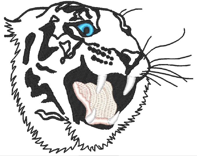 Realistic Tigers  Machine Embroidery Designs