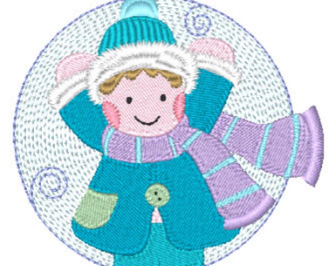 Winter Circles 20 Machine Embroidery Designs for 4X4 Hoop Christmas Seasonal Instant Download