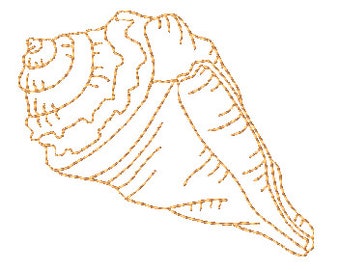 Muscheln und Seestern 20 Maschinenstickmotive