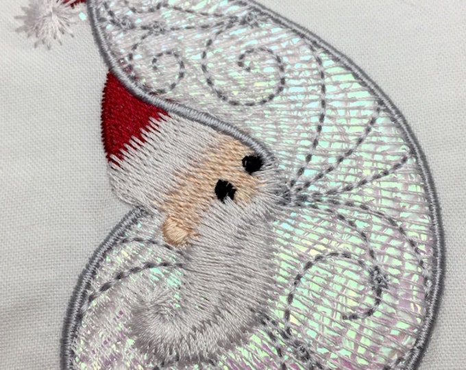 Santa's Beard Mylar Machine Embroidery Designs