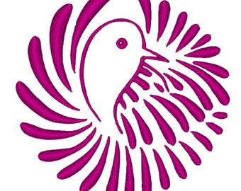 Fantasy Bird Circles   10 Machine Embroidery Designs | Whimsical Aviary Collection | 4X4 Hoop | Instant Download