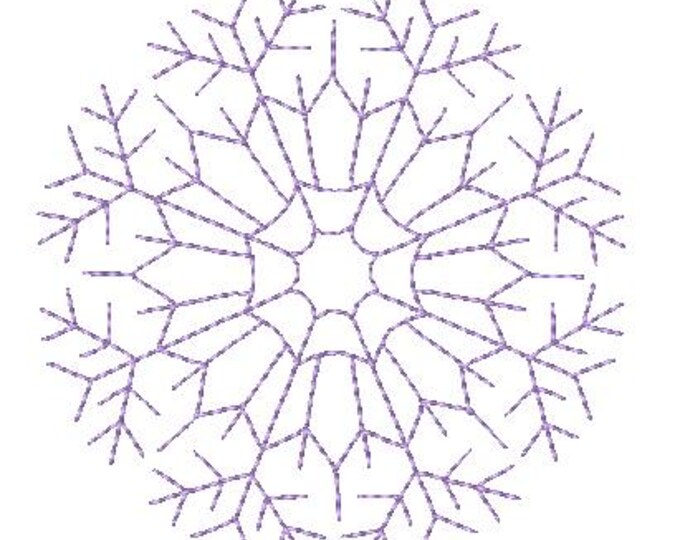 Snowflakes 5x7 and 4x4 ( 10 Machine Embroidery Designs from ATW ) XYZ17K