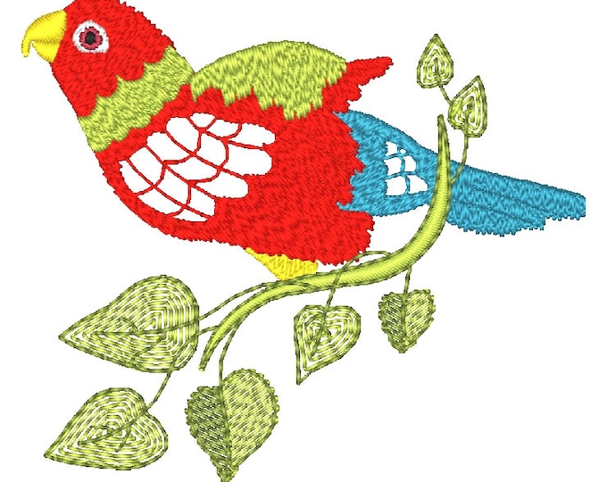Jacobean-Birds  Machine Embroidery Designs 11506