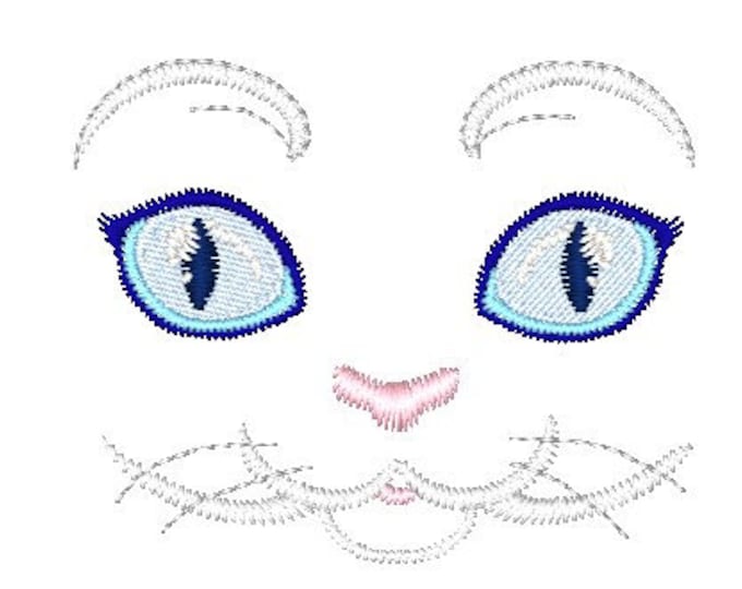 Feline Faces  Machine Embroidery Designs