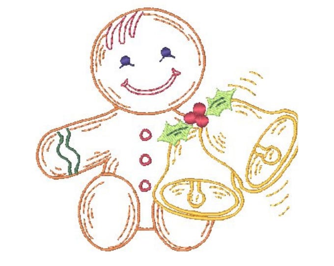 Christmas Gingerbreads ( 10 Machine Embroidery Designs from ATW )