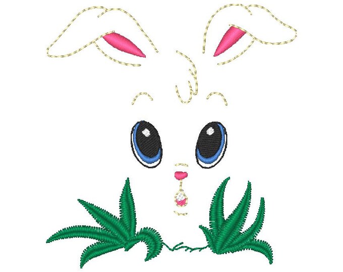 Bunny Expressions Machine Embroidery Designs