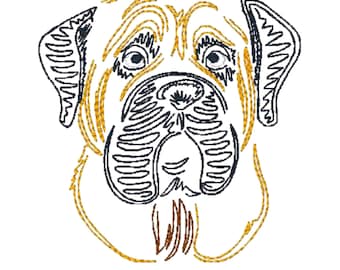 Zig Zag Dog Breeds-3   (10 Machine Embroidery Designs by ATW) 4X4 hoop