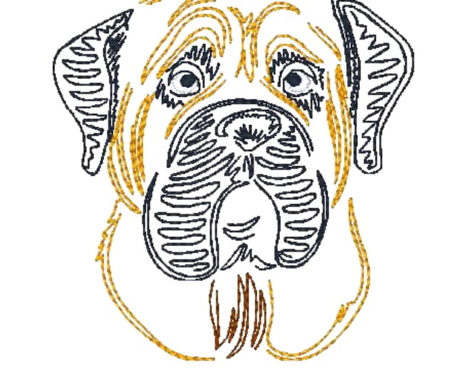 Zig Zag Dog Breeds-3   (10 Machine Embroidery Designs by ATW) 4X4 hoop