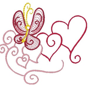 Outline Valentine Machine Embroidery Designs image 8