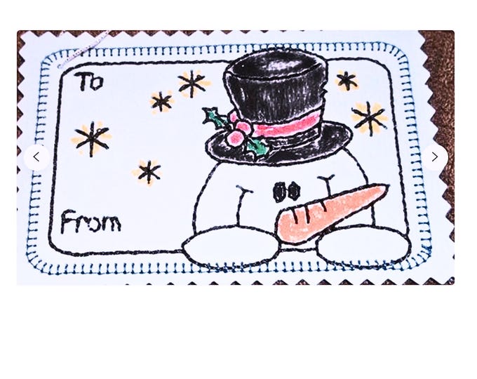 Christmas Gift Tags Project Machine Embroidery Designs