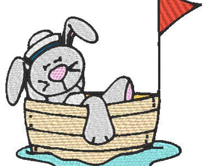 Sailboat-Critters ( 7 Machine Embroidery Designs from ATW ) XYZ17D