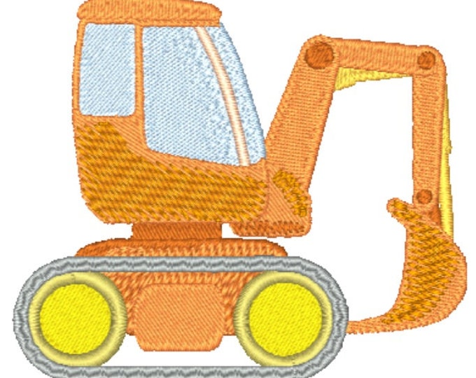 Simple Construction Vehicles  Machine Embroidery Designs