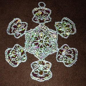 FSL Mylar Snowflake Fantasy Machine Embroidery Designs image 10