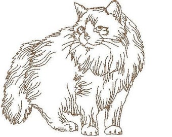 Ragdoll Cats  10 Machine Embroidery Designs