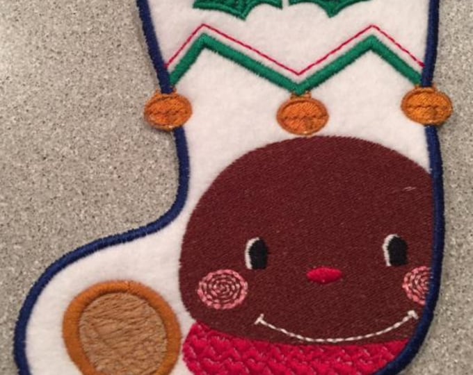 Gingerbread-Stocking-Gift-Card-Holders-JTL ( 6 Machine Embroidery Designs from ATW ) 5X7 Hoop