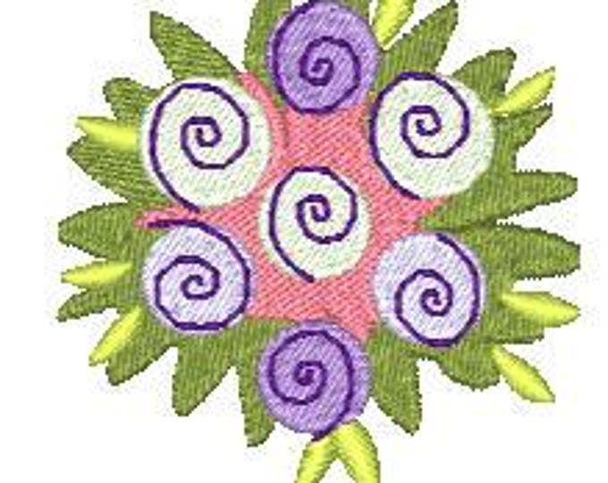 June-Bride ( 17 Machine Embroidery Designs from ATW ) 4x4 and 5X7 Hoop