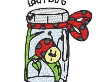 Bug-Jars ( 7 Machine Embroidery Designs from ATW ) XYZ17D