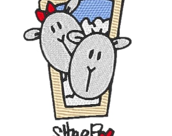 Noahs Ark Blocks-2  ( 7 Machine Embroidery Designs by ATW) 4X4 Hoop