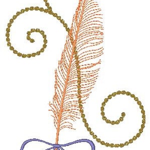 Feather Fest 5X7 Machine Embroidery Designs image 3