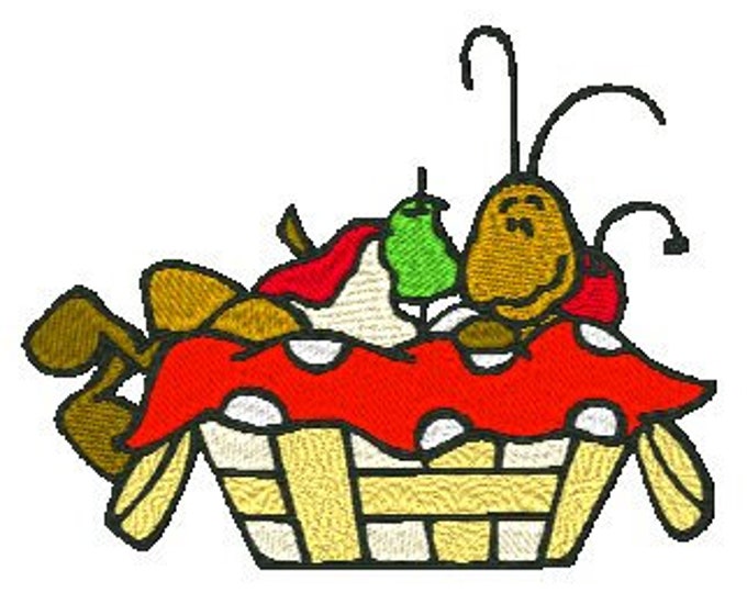 Picnic Ants   Machine Embroidery Designs