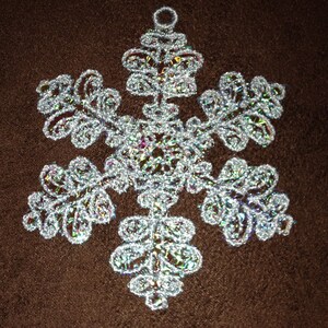 FSL Mylar Snowflake Fantasy Machine Embroidery Designs image 6