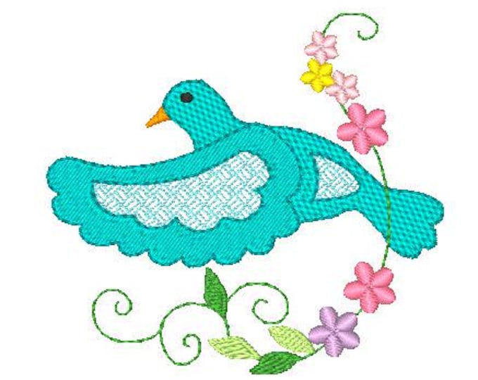 Jacobean Pigeons ( 10 Machine Embroidery Designs from ATW )