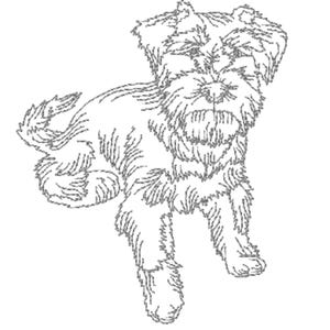 Schnauzer Dogs 10 Machine Embroidery Designs. Mixed 4X4 and 5X7 Hoop Digital DDownload image 6