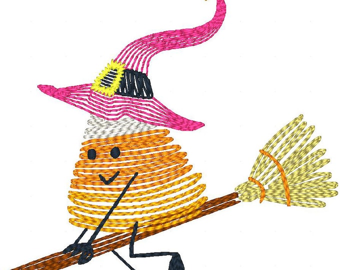 Halloween Candy Corn   Machine Embroidery Designs 10744