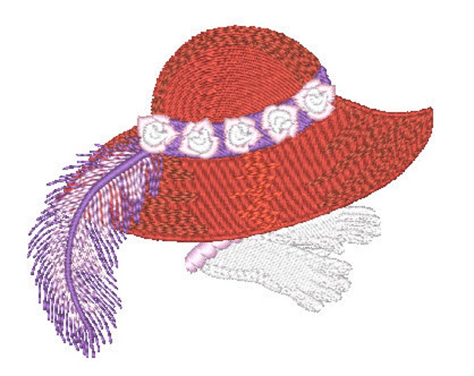 Red Hat  Machine Embroidery Designs