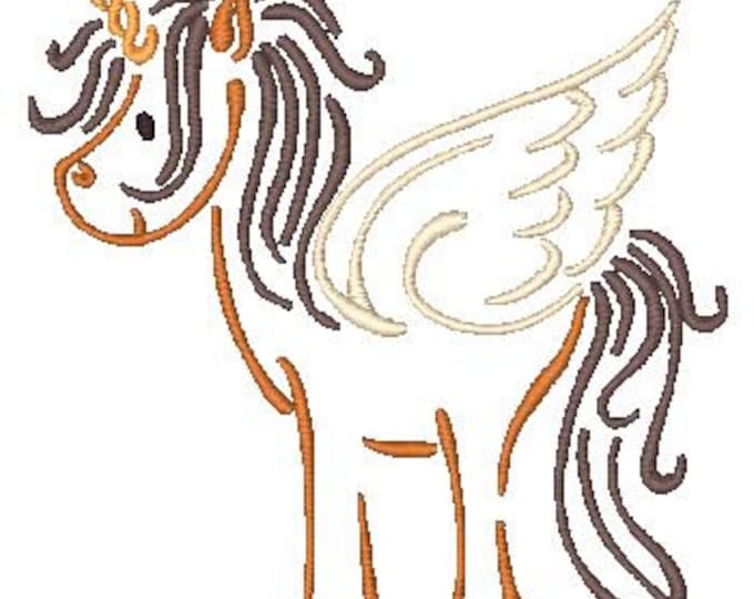 Outline Fantasy Machine Embroidery Designs
