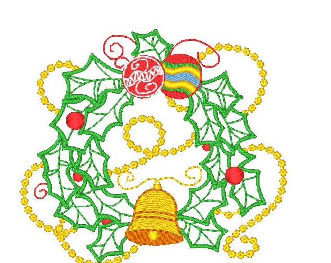 Ornamental and Decorative Christmas Multiline Machine Embroidery Designs