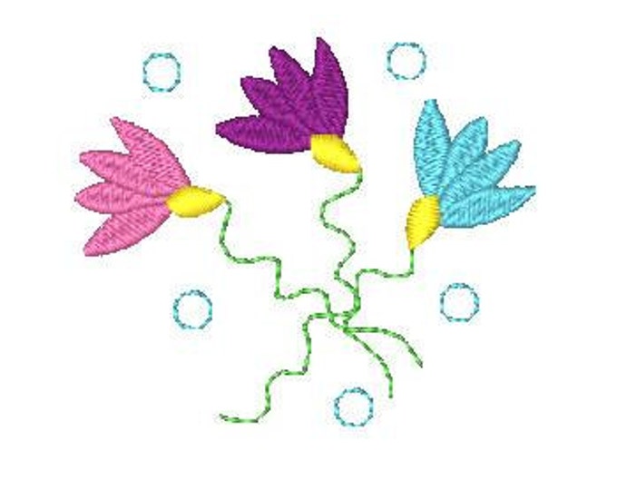 Florals Jeans With Crystals/Rhinestones 26 Machine Embroidery Designs