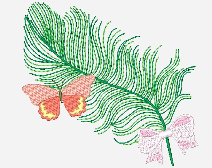 Feathers with Style   Machine Embroidery Designs
